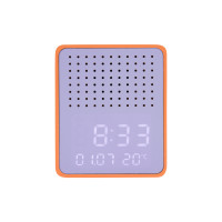 Budík Karlsson Funky Vibes Blue Tooth Speaker KA6060OR, 12cm